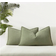 Shein One Sage Herringbone Trim Pillow Cover Snowy Kuddöverdrag Grön (50x30cm)