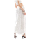 New Look spot midi skirt in cream-White