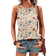 Shein Womens Casual Floral Pattern Summer Round Neck Tank Top