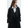 Mango Angela Oversized Double Breasted Trench Coat - Black