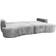 Livetastic Boxspringsofa Grau Sofa 292cm 4-Sitzer