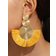 Shein Tassel Decor Round Drop Earrings