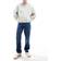 Only & Sons Onsedge Medelhög Midja Rak Passform Jeans Mörkblå