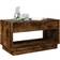 vidaXL With Infinity Led Smoked Oak 90 x 50 x 50 cm Brown Coffee Table 50x90cm