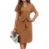 Shein Damen A-Linie Kleid mit Gürtel, Lässig Sommerkleid