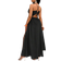 Shein Rückenfreies Neckholder-Schwingkleid mit Kreuzüberbindung