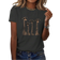 Shein pcs Round Neck Short Sleeve Giraffe Print TShirt With Eye Glasses Casual