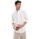 Jack & Jones Breeze Linen Blend Band Long Sleeve Shirt Weiß