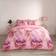 OHS Marble Set Duvet Cover Pink (200x200cm)