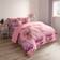 OHS Marble Set Duvet Cover Pink (200x200cm)