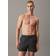 Calvin Klein Double Waistband Swim Shorts - CK Soft Nylon - Grey