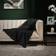 Dreamscene Plain Fleece Blankets Black (240x200cm)