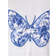 Shein Girls' Butterfly Embroidered Top & Flower Printed Loose Fit Skirt Piece Set