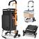 Vounot Folding Shopping Trolley Aluminium Lightweight Shopping Cart - Grey