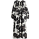 H&M Damen Oversized Kleid mit Kordelzügen Weiß