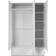 CaliCosy Armario 3 Puertas 2 Cajones 120 x 191 x 55 cm