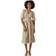 Vero Moda Vestito A Maniche Corte Melaney - Overcast