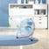 Homcom Metal Desk Fan with 3 Speed Settings