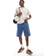 Jack & Jones Alex Baggy Fit Denimshorts Blue Denim