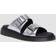 Dr. Martens Josef Metallic Leder Slide Sandalen - Grau
