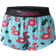Chicknlegs Women's Split Shorts 15" - Blue Flamingo