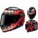 HJC RPHA 12 Venom 3 Marvel Full Face Helmet - Black/White