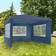tectake Gazebo Barinas 3 Side Panels 3x3m Blue