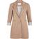 Vila Lång Jersey Kavaj - Beige