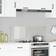 vidaXL Kök Backsplash Klar 110x40x0.6 cm Härdat Glas Stänkskydd