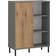 Furniture To Go Darwin 1 Door Green Oak Sideboard