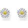 Thomas Sabo Lovely Daisy CZ Small Stud Earrings - Silver