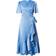 Y.A.S thea 2/4 Midi Wrap Dress Jerseyklänningar - Blå