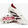 adidas Predator Elite Laceless Soft Ground Boots - Off White/Core Black/Pure Ruby