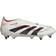 adidas Predator Elite Laceless Soft Ground Boots - Off White/Core Black/Pure Ruby