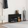 vidaXL Black Oak 80 x 30 x 45 cm Storage Bench