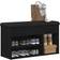 vidaXL Black Oak 80 x 30 x 45 cm Storage Bench