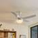 Lindby Ceiling Fans with Lighting Auraya