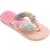 Havaianas Girls Fluffy Flip Flops - Pink