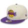 New Era NBA Beige Snapback Keps Los Angeles Lakers 9FIFTY Ivory/Purple