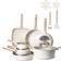 VEVOR 19 Piece Granite Nonstick Kitchen Cookware Set with lid