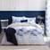 Dunelm Chinoiserie & Duvet Cover White, Blue (200x200cm)