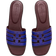 Tory Burch Ines Slide - Ultra Marine Blue/Plum