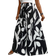 Shein Plus Graphic Print Paperbag Waist Wide Leg Pants