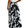 Shein Plus Graphic Print Paperbag Waist Wide Leg Pants