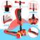Hurtle 3-Wheeled Scooter for Kids, Red