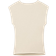 Stradivarius Kortærmet Top Med Rynker - Beige