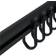 Sealskin Duschvorhangstangen-Set Easy-Roll Schwarz