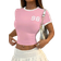 Shein Color Blocking Numeric Letter Design Slim Fit Short Sleeve TShirt