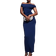 New Look Bardot Midi Dress - Navy