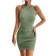Shein Einfaches Sommerkleid für Damen Einfarbig mit offenen Schultern für den täglichen Gebrauch